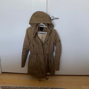 Forever 21 beige utility jacket